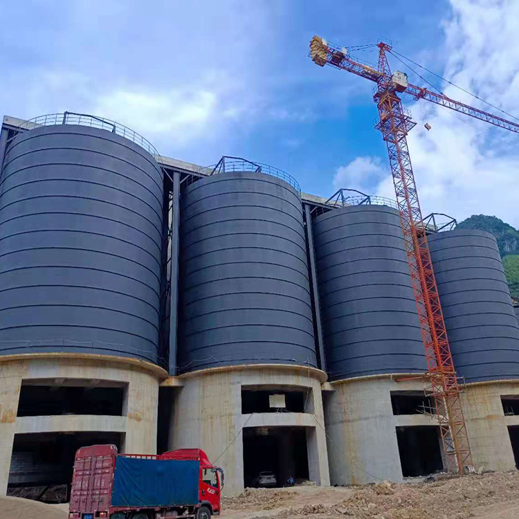 合肥骨料钢板仓建造施工周期从规划到竣工的每一步